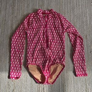 Never worn- Jcrew girls swimsuit UV protection